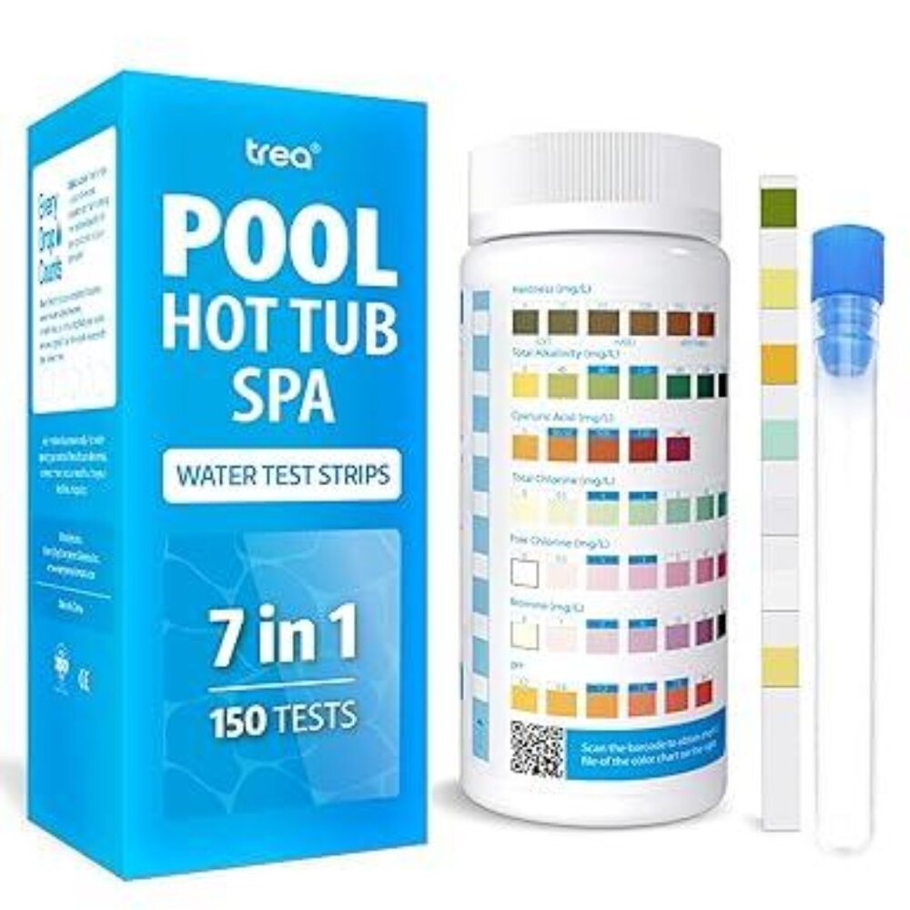 Swimming Pool and SPA Test Strips,Hot Tub Test Strips 7 in 1-150